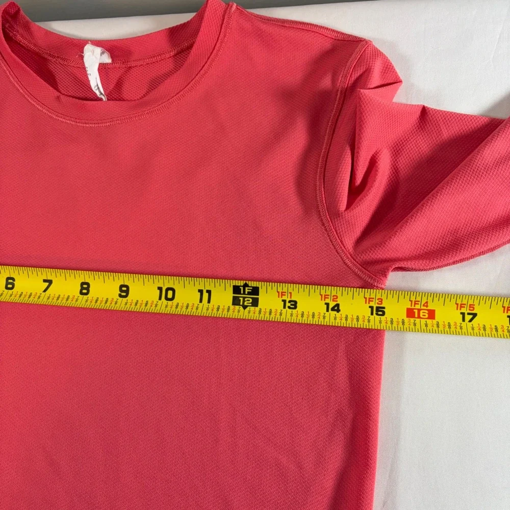 Lululemon Swiftly‎ Tech Long Sleeve Shirt 2.0 Pink Coral Size 0 LW3EQHS